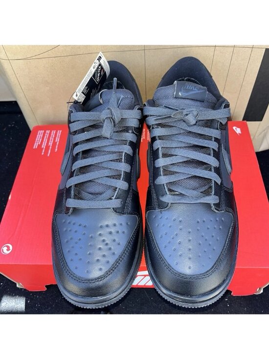 NEW Nike Dunk Low GTX Gore-Tex Triple Black Anthracite HQ2053-001 Size 9 main image 6
